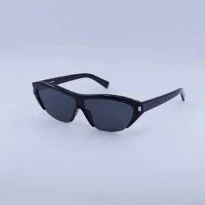 ?️ New Saint Laurent SL704 001 Sunglasses - Shiny Black Frame, Grey Lenses Saint Laurent | Accessories | New Saint Laurent Sl74 00  main image 3